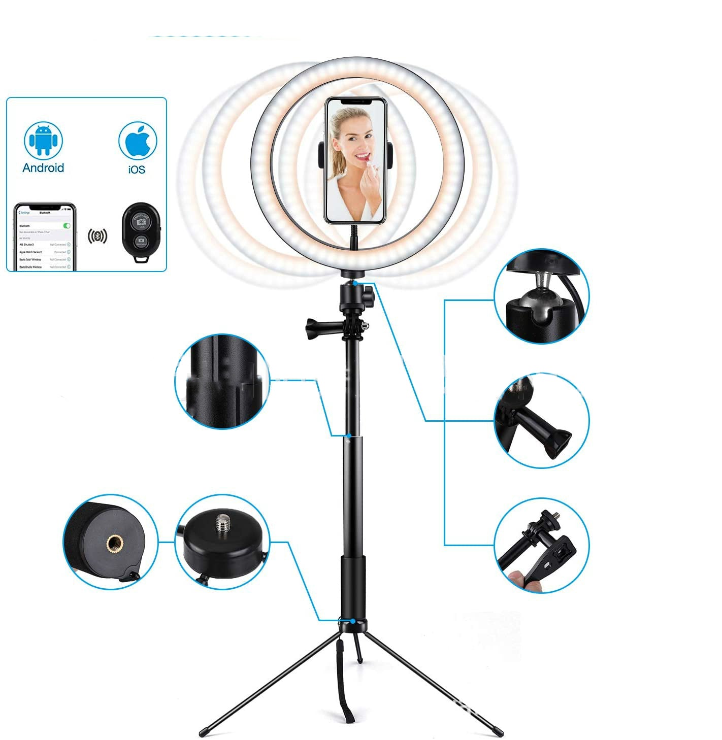 Illuminate Your World with the 10 inch LED Ring Light With Stand